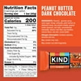 thumbnail image 3 of KIND Gluten Free Peanut Butter Dark Chocolate Snack Bars, 1.4 oz, 6 Count, 3 of 13