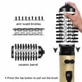 thumbnail image 6 of Yiliangx 3-in-1 Hot Air Styler and Rotating Hair Dryer, 2 Interchangeable Brushes for Dry and Wet Hair(Glod), 6 of 12