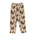 thumbnail image 4 of Xecao Rooster Women's Straight Lounge Pajama Pants: The Epitome of Relaxed Sleepwear, 4 of 9