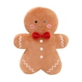 thumbnail image 3 of Siruishop Christmas Throw Pillow Festive Gingerbread Man Decor for Party Couch Festive Light brown, 3 of 8