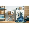 thumbnail image 2 of Ahgly Company Machine Washable Indoor Rectangle Transitional Blue Turquoise Green Area Rugs, 7' x 10', 2 of 7