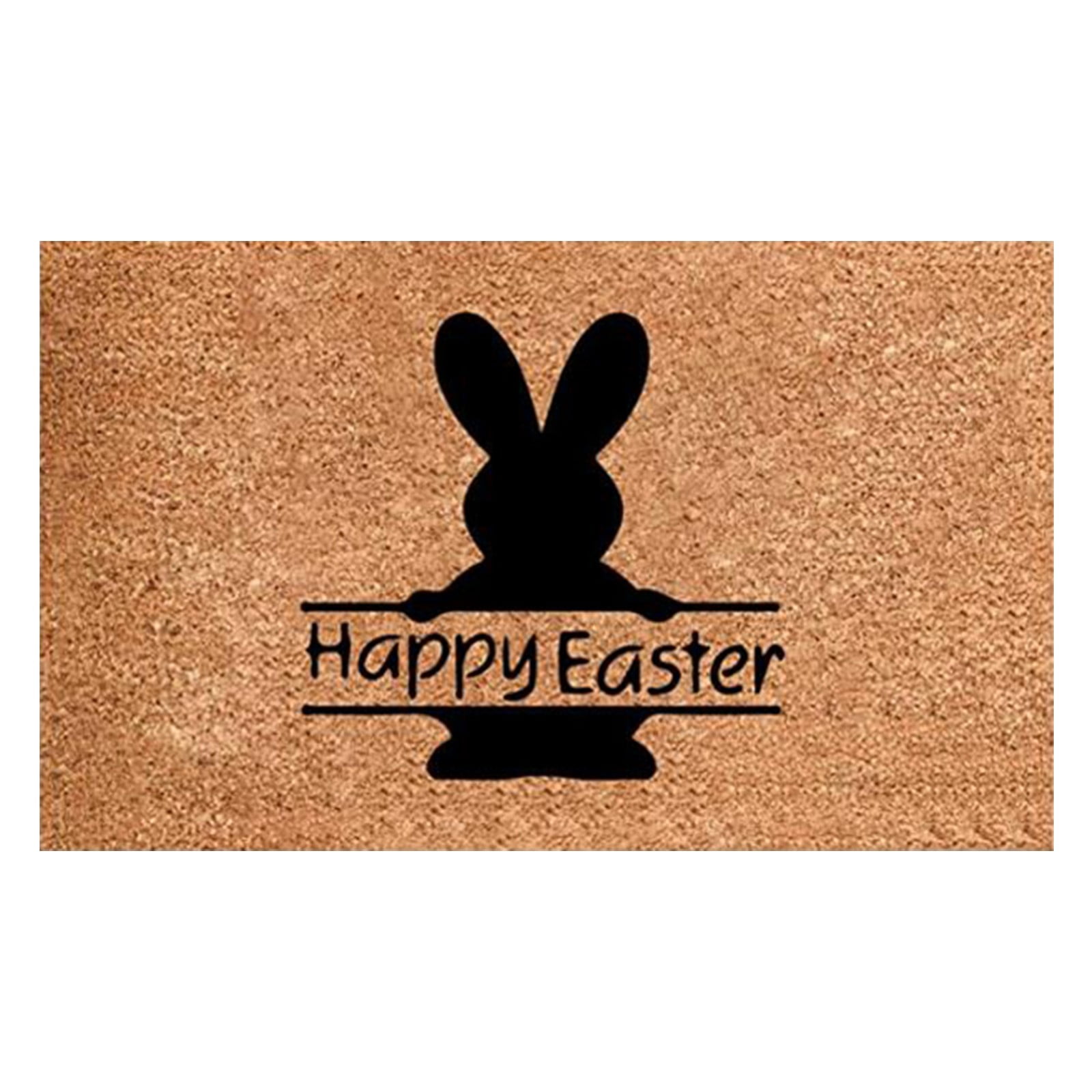 Taqqpue Easter Decorations on Clearance! Easter Doormats Easter Egg Rabbit Gnome
