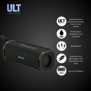 Sony ULT FIELD 1 Bluetooth Wireless Portable Speaker with Echo Canceling Technology (Black, 2-Pack) Bundle (2 Items)