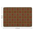 thumbnail image 5 of Brown Red Yellow Plaid Checkered Flannel Non Slip Door Rugs,Washable Door Mats Indoor,Decorative Door Mats,Dirt-Resistant and Absorbent Doormat for Entrance,Bedroom,Kitchen,Bathroom,23.5"x16", 5 of 5