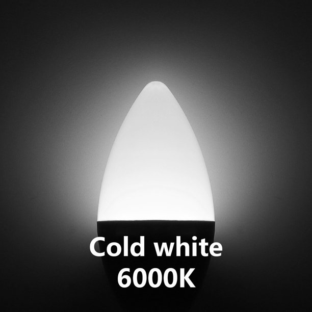 Bombilla Led para decoración del hogar, lámpara C37 de 2 piezas, 3W, 5W, 6W, 7W, E14, 220v-240v, 3000K, 4000K, 6000k