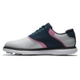 thumbnail image 3 of FootJoy Men's Traditions Previous Season Style Golf Shoe, White/Blue/Pink, 10.5, 3 of 7