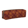 thumbnail image 1 of Easygdp fall Maple para Estuche de Lápices de Cuero, Estuche de Papelería de Cuero, Estuche de Gran Capacidad con Cremallera, 1 of 7