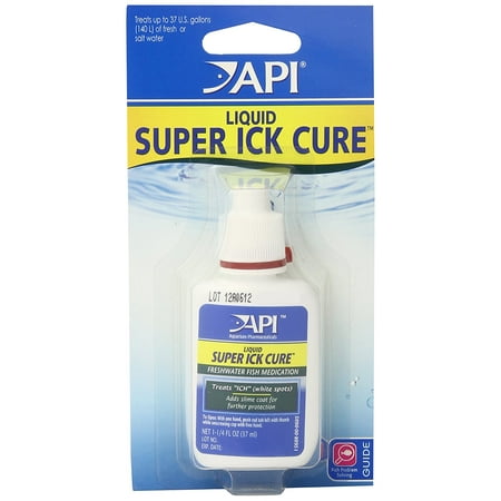 - LIQUID SUPER ICK CURE Freshwater and Saltwater Fish Medication 1.7-Ounce Bottle, Contains one (1) API LIQUID SUPER ICK CURE Freshwater and Saltwater Fish Medication.., By API