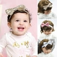 thumbnail image 3 of Visland Baby Girl Headbands Sparkly Glitter Sequins Hair Bows Ribbon Soft Stretchy Hair Bands with Princess Shoes for Infant Newborn and Toddlers, 3 of 5