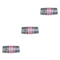 thumbnail image 1 of Soidarity 24 piezas de uñas postizas puntas de uñas postizas para mujeres niñas negro rosa rojo Type1 NO1, 1 of 6
