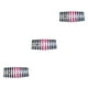 thumbnail image 1 of Soidarity 24 piezas de uñas postizas puntas de uñas postizas para mujeres niñas negro rosa rojo Type1 NO1, 1 of 6