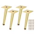 thumbnail image 1 of 4uds Metal Muebles Pierna Reemplazo 8 Pulgadas Sofá Patas Gabinete Pies Oro Moderno Muebles Patas Bricolaje Sofá Pies con Tornillos para Armario Mesa, 1 of 6
