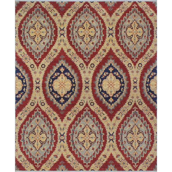 Yousafi Nargis Rust/Gold Rug, 8'0" x 9'11"