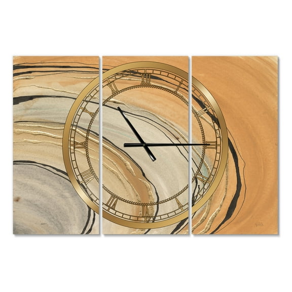 Designart 'Glam Canion II' Modern wall clock