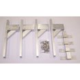 thumbnail image 1 of Portaequipajes De Aluminio De Pack'Em Racks Pk28B - Juego De 4 Piezas (Para Hacer 2 Secciones Transversales) - Kit De Soporte 2X4 Para Remolques Cerrados, 1 of 4
