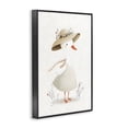 thumbnail image 2 of Stupell Industries Cottage Charming Goose in Sunhat Black Framed Giclee Art, 16 x 24, by Ink Drop Loft, 2 of 8