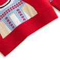 thumbnail image 4 of GYRATEDREAM Toddler Little Girl Boy Christmas Sweatshirt Kid Ugly Santa Claus Reindeer Tree Sweater Pullover Shirt Xmas Long Sleeve Tee Top Clothes for 6Y Red, 4 of 8