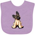 thumbnail image 3 of Inktastic Shepherd Puppy Boys or Girls Baby Bib, 3 of 4
