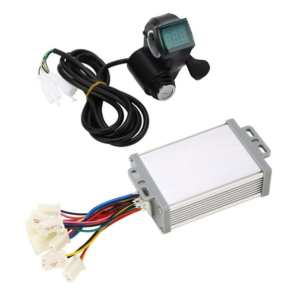 Kit de controlador cepillado en V, cepillo para bicicleta de 48V 800W, kit de conversión de bicicleta eléctrica, kit de agarre del acelerador del pulgar para bicicleta eléctrica, valor inmejorable