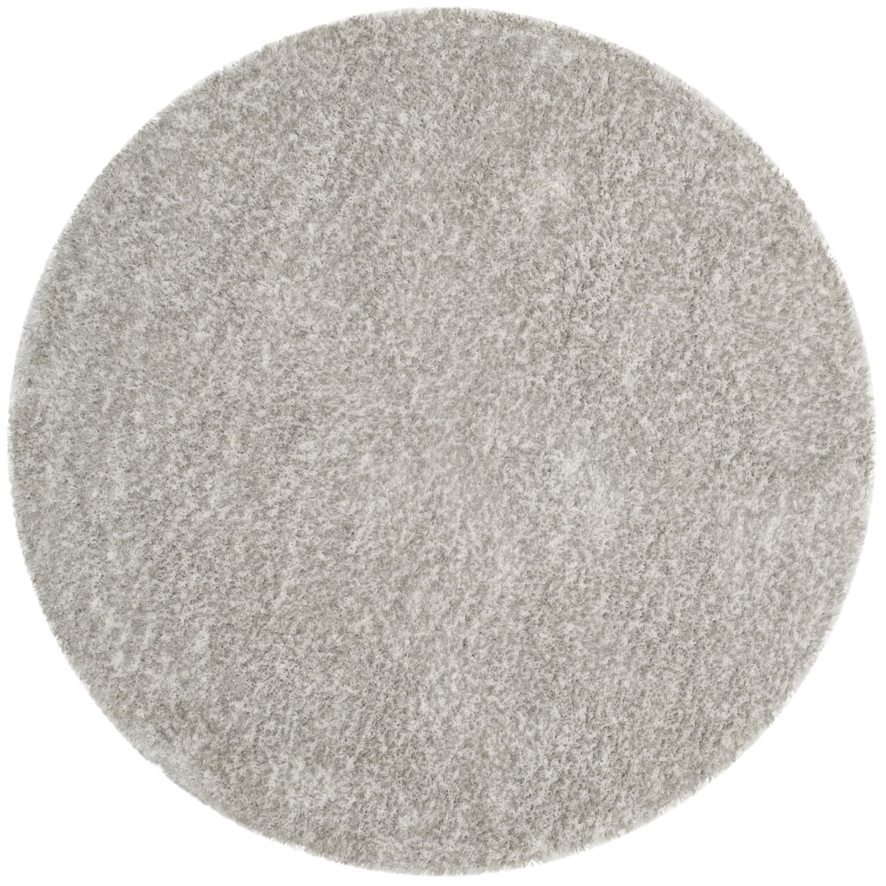 SAFAVIEH Toronto Deasun Solid Polyester Shag Area Rug, Light Grey, 3' x 5'