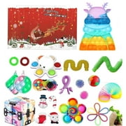 Angle View: xiqaalombvt Advent Calendar, Christmas Count Down Calendar with Fidget Toys Set