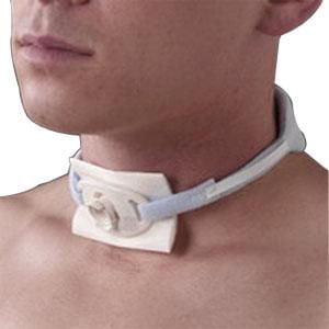 Posey Foam Trach Ties - Posey Foam Trach Ties 9 x 1in Small, Neonatal and Infant Necks 7'' to 10'', One-Piece collar, 1 Count
