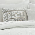 thumbnail image 3 of Levtex Home - O Christmas Tree - Decorative Pillow (18x18in.) - Reindeer - Taupe, Cream, 3 of 3