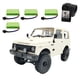 thumbnail image 3 of 1/10 RC Rock Crawler C74 RC Camión Hobby RC Car Control Remoto Todoterreno Coche Vehículo Eléctrico Juguete para Festivales Presentes , con 4 baterías Hugo Camión trepador de simulación, 3 of 10