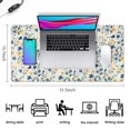 thumbnail image 5 of Long Mouse Pads for Desk,Pioneer Flower Floral Print Pattern Desk Mats on Top Of Desks, Desk Mouse Pad Extra Large with 3mm Non-Slip Base and Stitched Edge for Gaming,Office,Work,Home 31.5"x15.7", 5 of 6