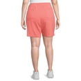 thumbnail image 3 of Terra & Sky Women's Plus Size Knit Bermuda Shorts, 3 of 5