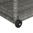 thumbnail image 3 of vidaXL Bar Cart Grey 100x45x83 cm Poly Rattan, 3 of 4