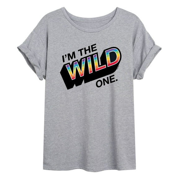 UNO Pride Collection - I'm The Wild One - Juniors Ideal Flowy Muscle T-Shirt