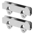 thumbnail image 5 of Dayesque 2-Pack Sliding Cabinet Door Hardware with Metal Pulleys, Smooth Rolling Wheels for Glass Doors, Patio, Closet Use, 5 of 8