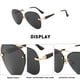 thumbnail image 4 of Gafas de sol polarizadas sin marco de la sombrilla de la tendencia de la moda, hechas de TR, metal, TAC, 4 of 6