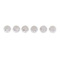 thumbnail image 1 of thinsony 925 Silver Large Hole Loose Spacer Bead DIYJewellery Making Finding 4mm 6pcs, 1 of 8