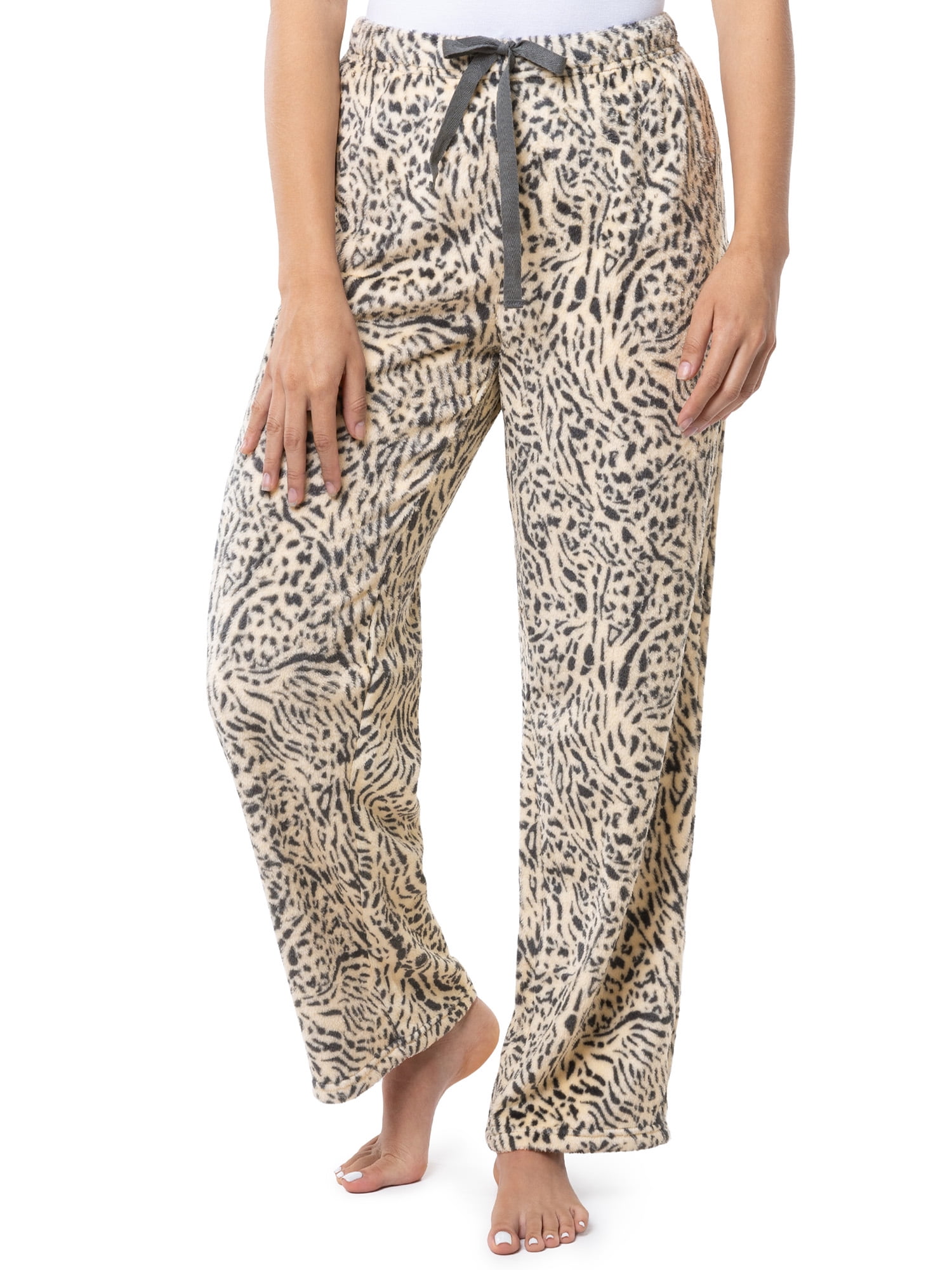 Fruit of the Loom Women's Beyond Soft Long Sleeve Top & Fleece Bottom Pajama Set, Sizes S-4X