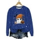 thumbnail image 2 of Heisall Womens Hoodies Halloween-themed Sparkling Print Round Neck Long Sleeve Fleece-lined Casual Sporty Fashion Sweatshirts, 2 of 9