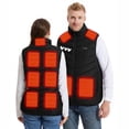 thumbnail image 4 of Penkiiy Heated Vest,Heating Vest Rechargeable,Warming Heated Jacket with 3 Heating Levels Unisex Battery Not Included Heated Vest Black, 4 of 8