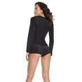 thumbnail image 3 of Fashion Stretch Knit Race Car Romper Black/red O/s, 3 of 3