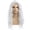 White, variant on Men's Long Curly White Wig, Synthetic Hair Wig for Cosplay, Halloween, Daily Wear