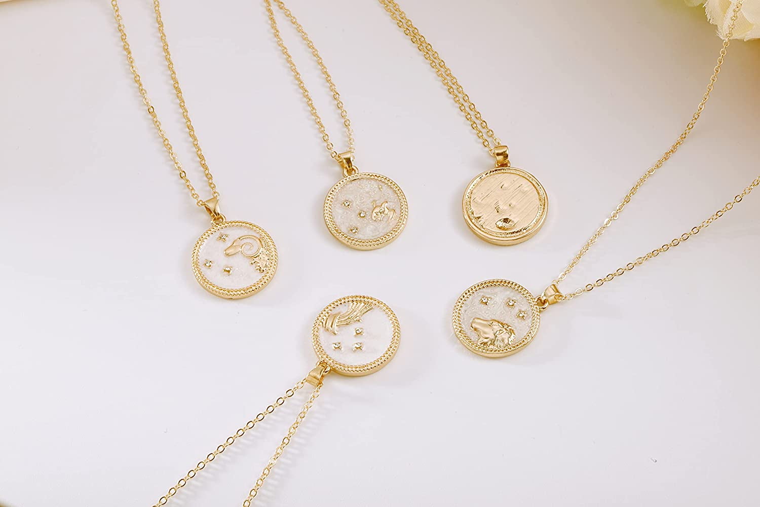 HSD Zodiac Sign Necklaces, 12 