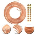thumbnail image 2 of EeaseMX Cable de freno de coche de 3/16 pulgadas para combustible líquido y gas con 16 tornillos - 25 pulgadas de largo, 2 of 7