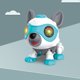 thumbnail image 5 of Gwong Electrónica Perro caminando eléctrico juguete durable control remoto robot perro para niños niños, 5 of 6