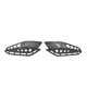 thumbnail image 2 of 2 cubiertas protectoras para intermitentes de motocicleta, piezas profesionales y resistentes. Rayas grises, 2 of 9