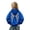 Blue, variant on Linfrsh Girls Sequin Angel Wings Hoodies Trendy Long Sleeve Hooded Baggy Drawstring Sweat Fashion Casual Pullovers With Pockets(Black,4-5 Years)