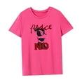 thumbnail image 4 of Camiseta de mujer ropa de verano camiseta transpirable con cuello redondo para regalo de oficina para mujer XL, 4 of 7