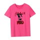 thumbnail image 4 of Camiseta de mujer ropa de verano camiseta transpirable con cuello redondo para regalo de oficina para mujer Rosa Rosa, 4 of 7