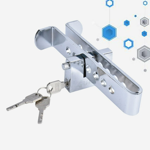 FELTECHELECTR 1Pcs Car Clutch Lock in Silver for Anti-theft and Brake Locking Vehicle Security