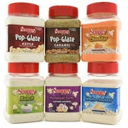 Snappy Popcorn Seasoning Variety Pack, Kettle Glaze, Caramel Glaze, Ranch, Parmesan Garlic, White Cheddar, Cheddar Cheese H1