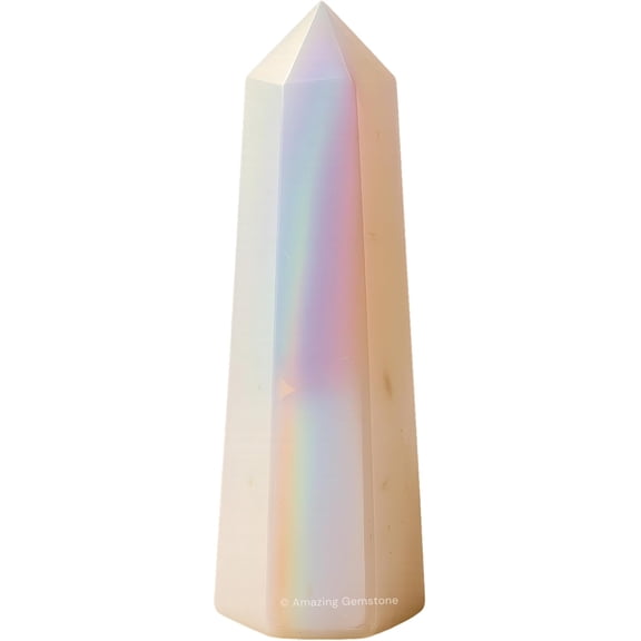 Angel Aura Quartz Crystal Tower Obelisk Point (2" to 3" INCH)